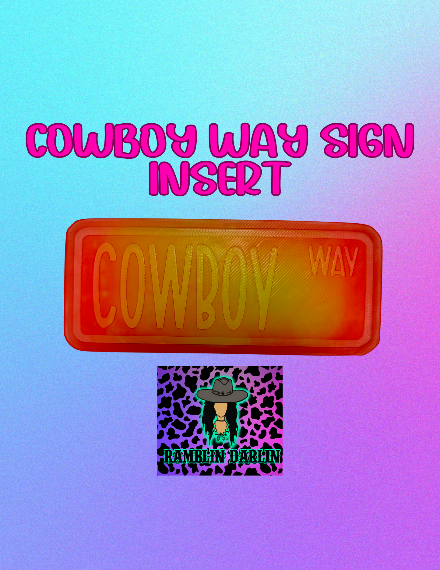 Street Sign Insert Mold