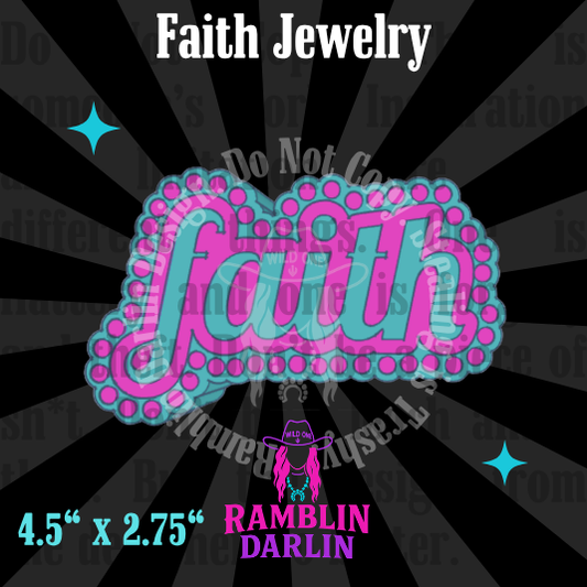 Faith Jewelry Mold