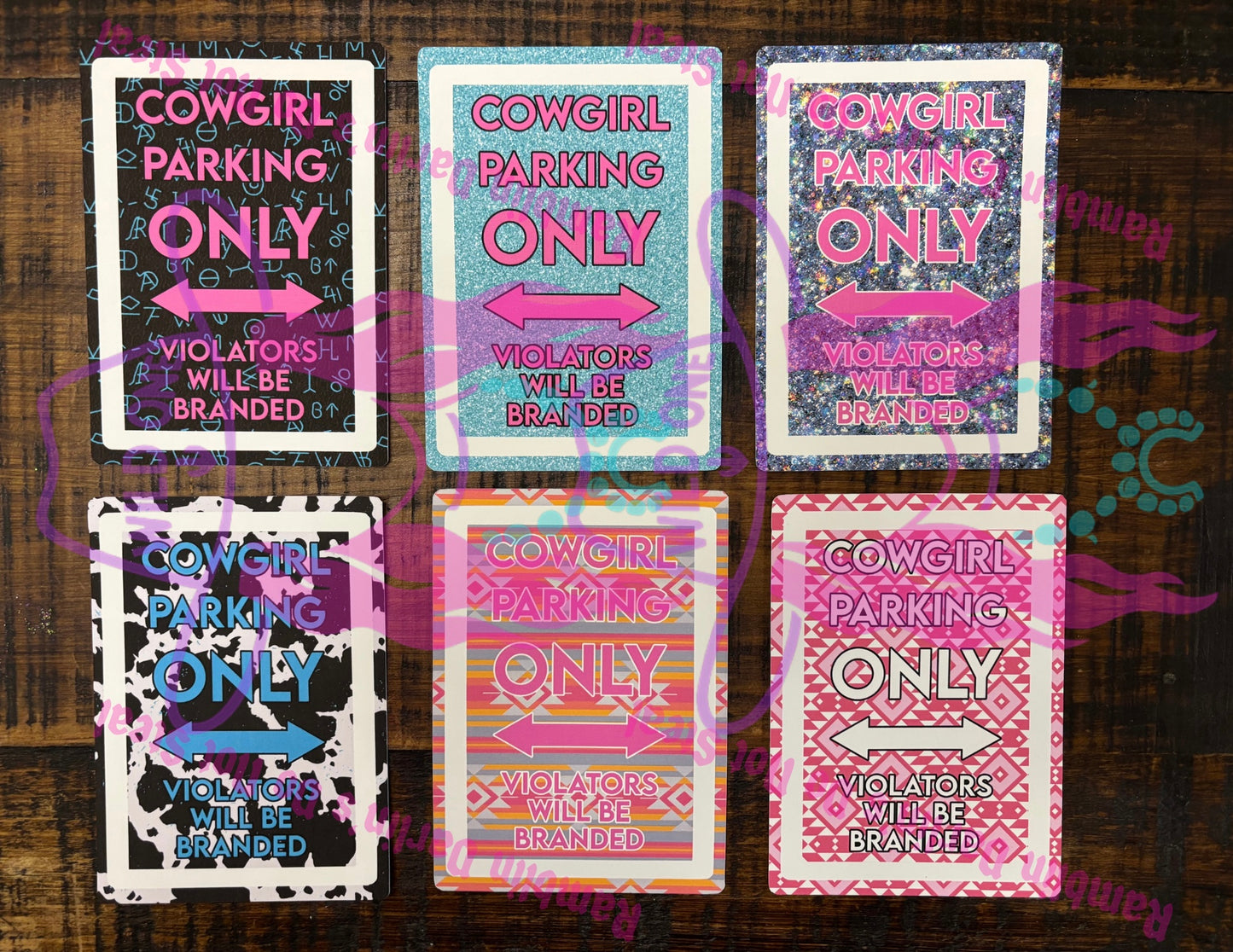 Parking Sign for Framed Rectangle Cardstock (5pk)