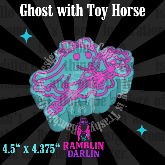 Ghost with Toy Horse Mold