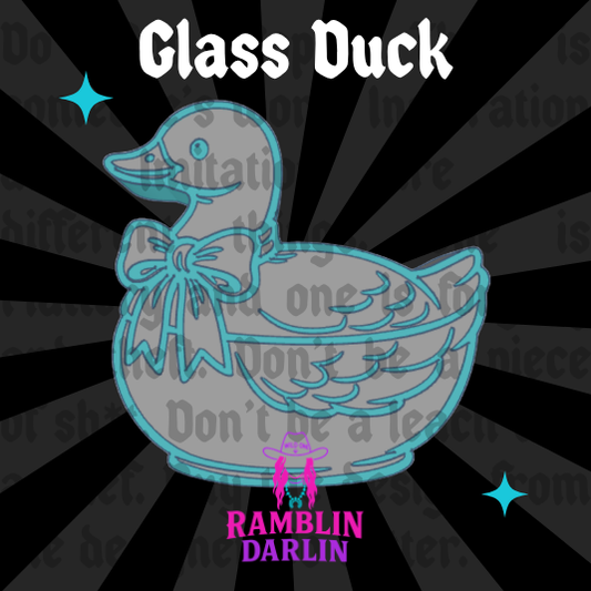 Glass Duck Mold