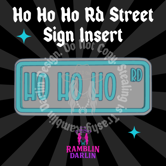 Street Sign Insert Mold