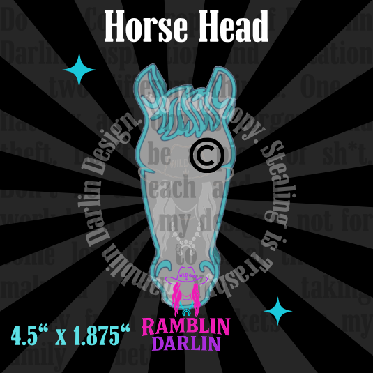 Horse Head Mold©️