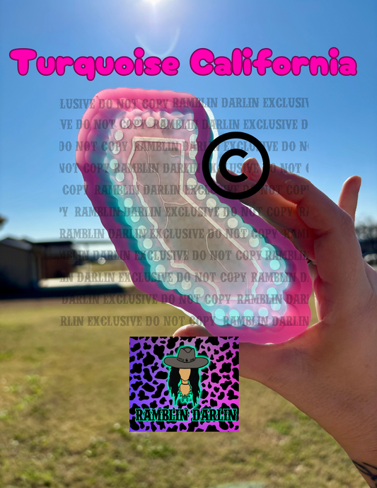 Turquoise California Mold ©️