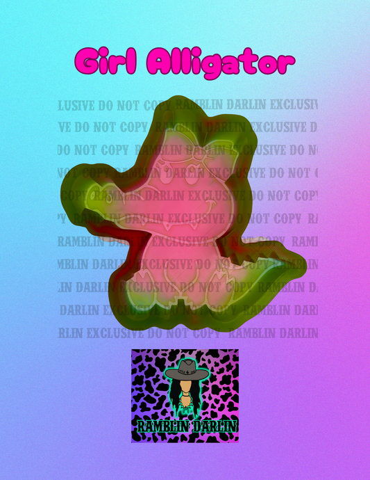 Girl Alligator Mold