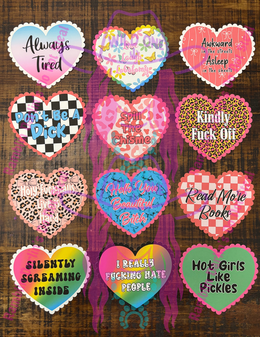 Valentine Heart Cardstock (10pk)