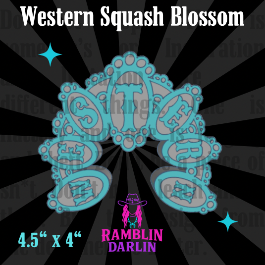 Western Squash Blossom Mold
