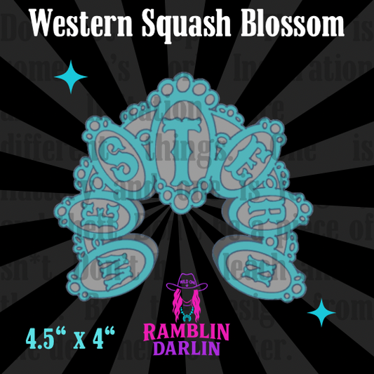 Western Squash Blossom Mold