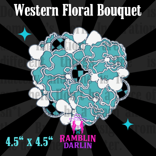 Western Floral Bouquet Mold