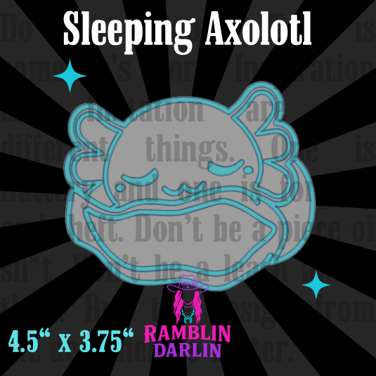 Sleeping Axolotl Mold