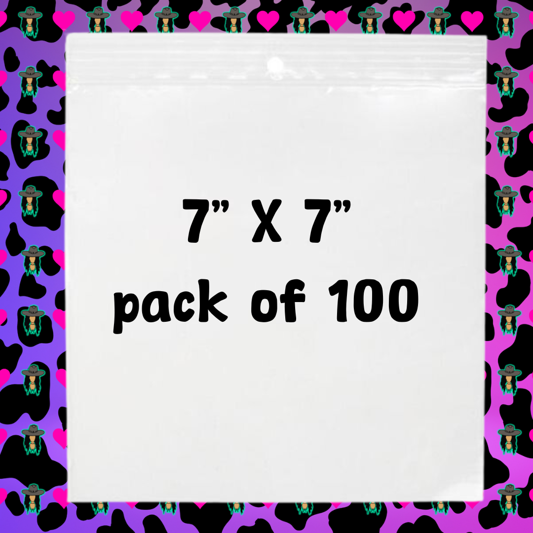 7x7 Polypropylene Bags (100 pk)