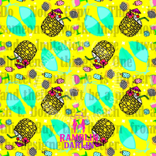 Summer Seamless PNG file