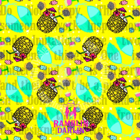 Summer Seamless PNG file