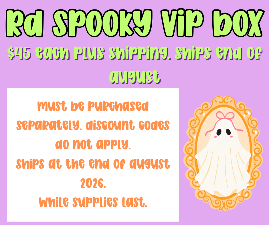 RD Halloween Box ***MUST BUY SEPARATELY******SHIPS END OF AUGUST 2026***