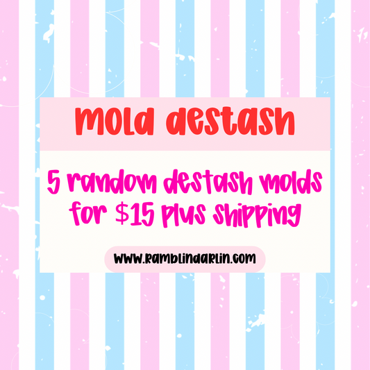 Mystery Destash Bundle (qty 5 molds per bundle)