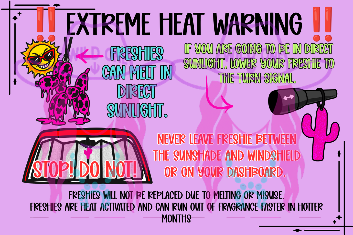 Extreme Heat Warning PNG file