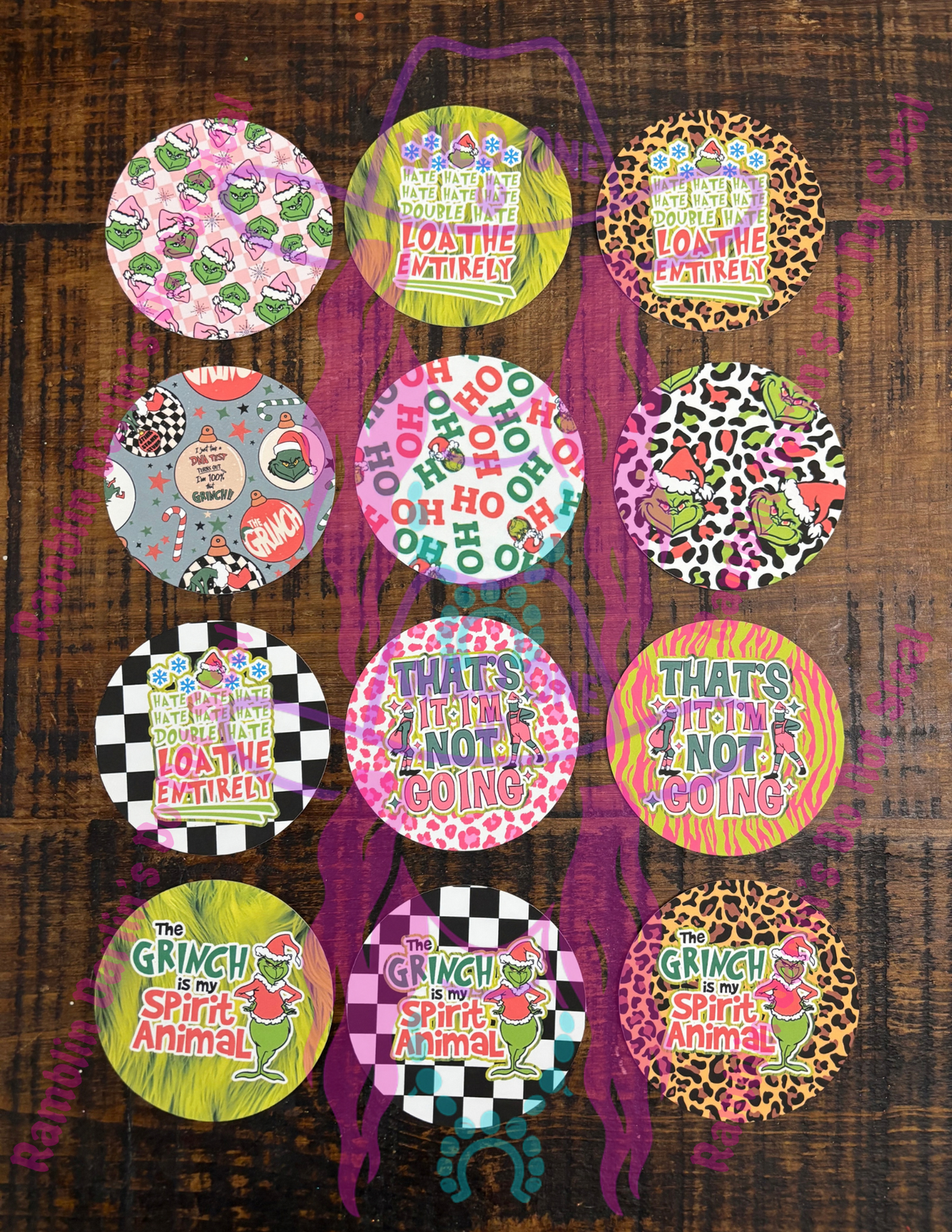 Round/Circle Cardstock Random (10pk)