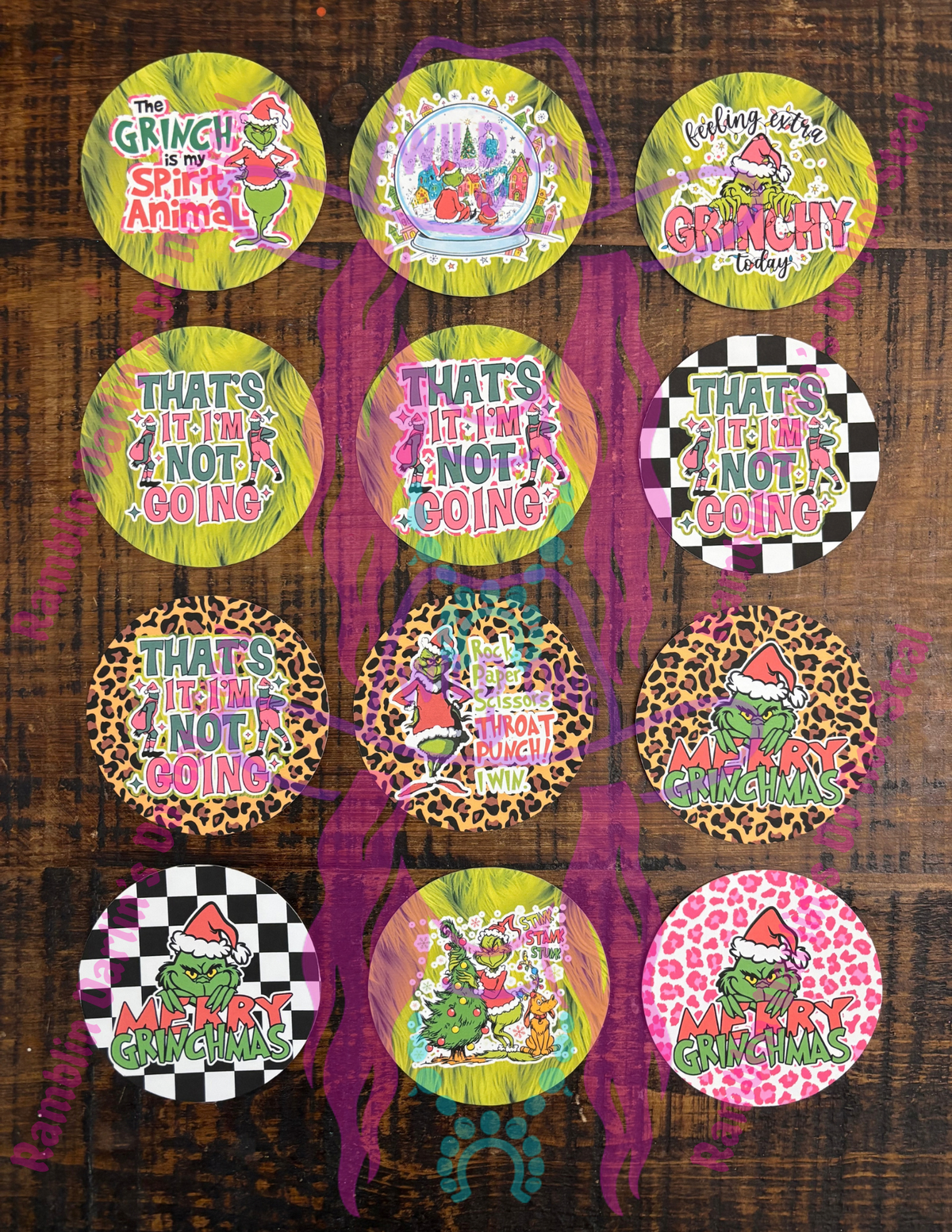 Round/Circle Cardstock Random (10pk)
