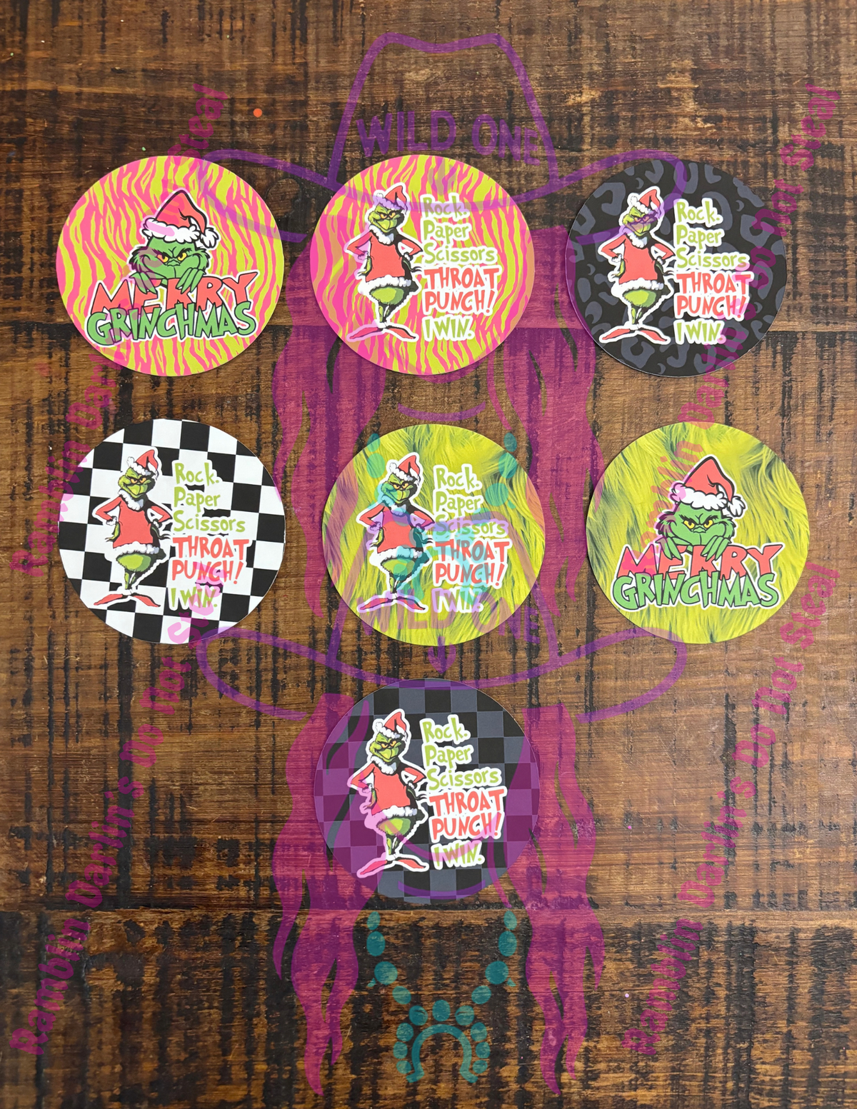 Round/Circle Cardstock Random (10pk)