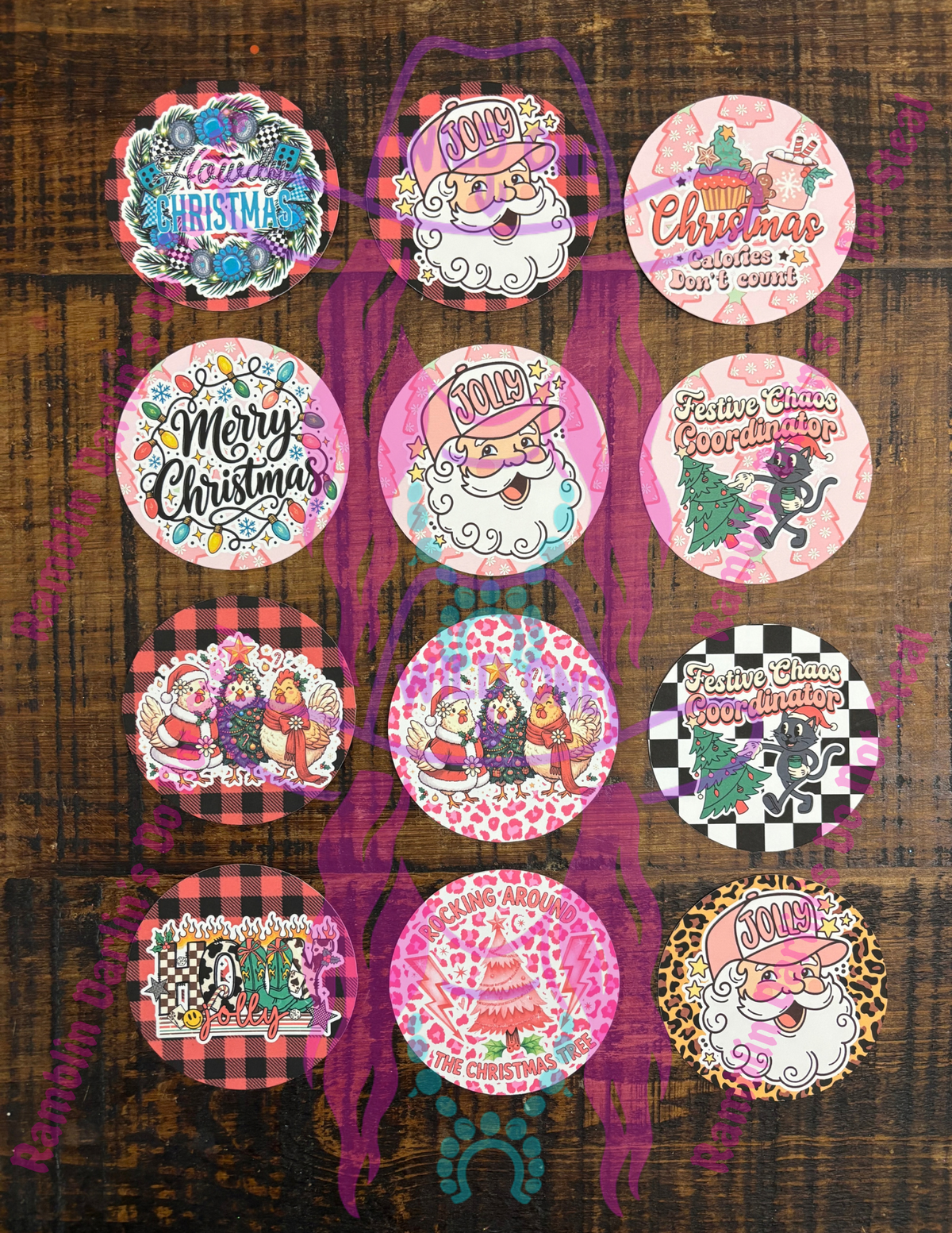 Round/Circle Cardstock Random (10pk)