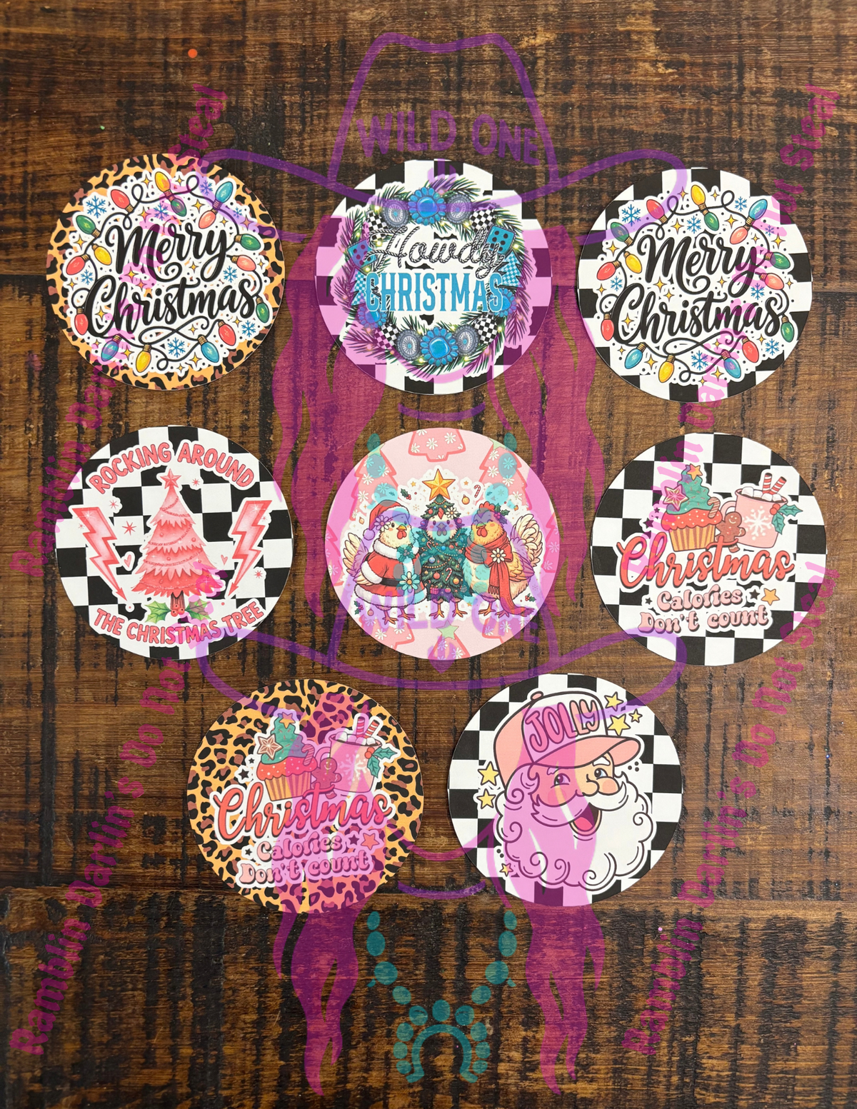 Round/Circle Cardstock Random (10pk)