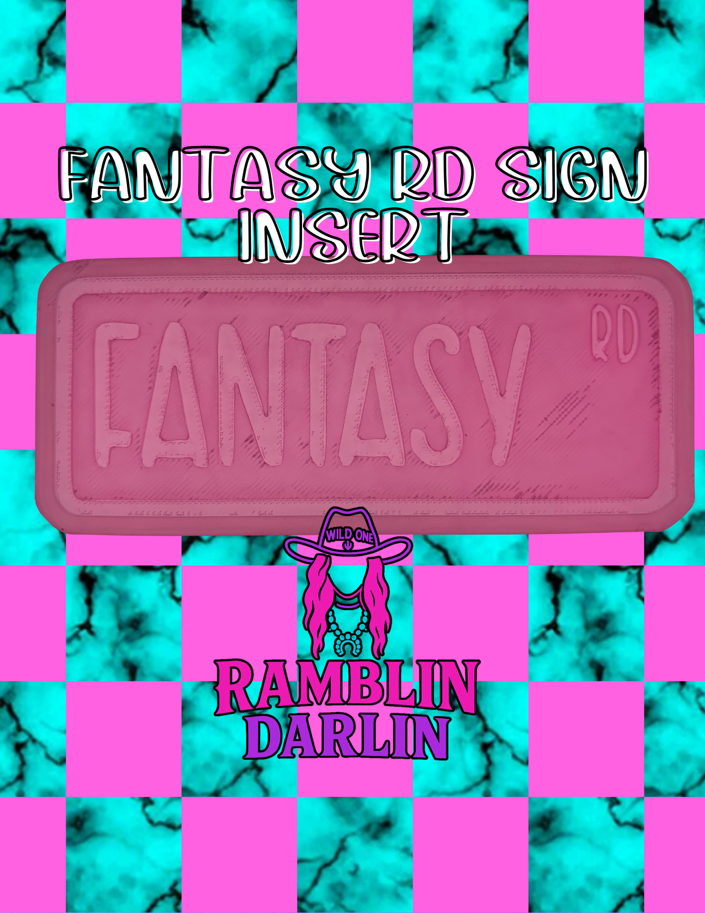 Street Sign Insert Mold