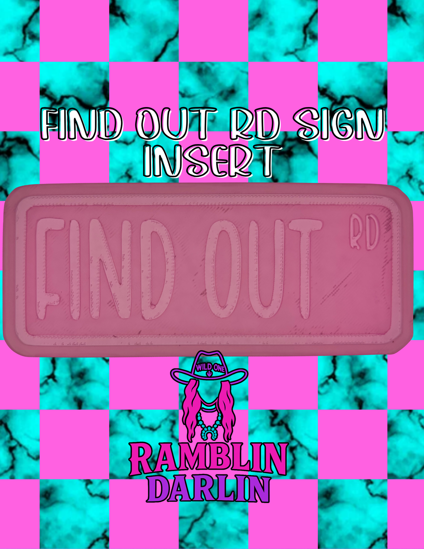 Street Sign Insert Mold