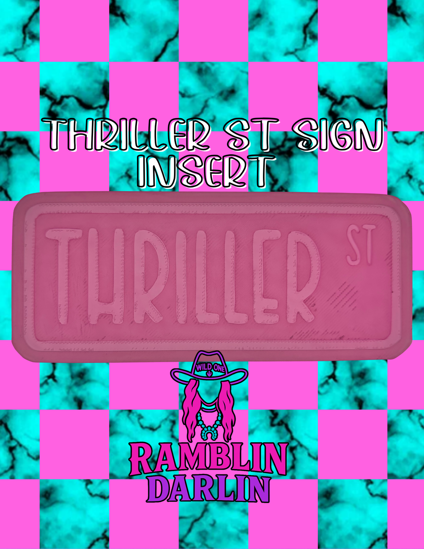 Street Sign Insert Mold