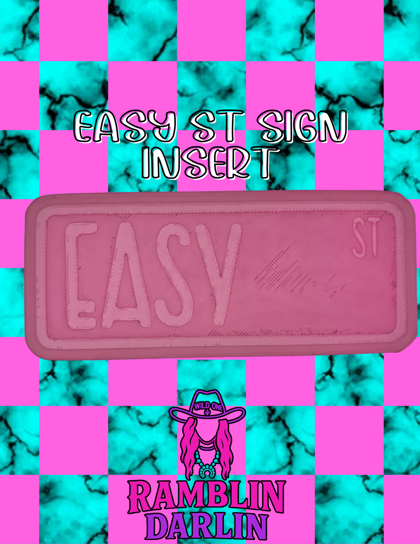 Street Sign Insert Mold