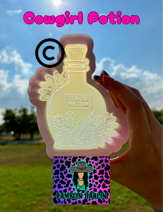 Cowgirl Potion Mold ©️