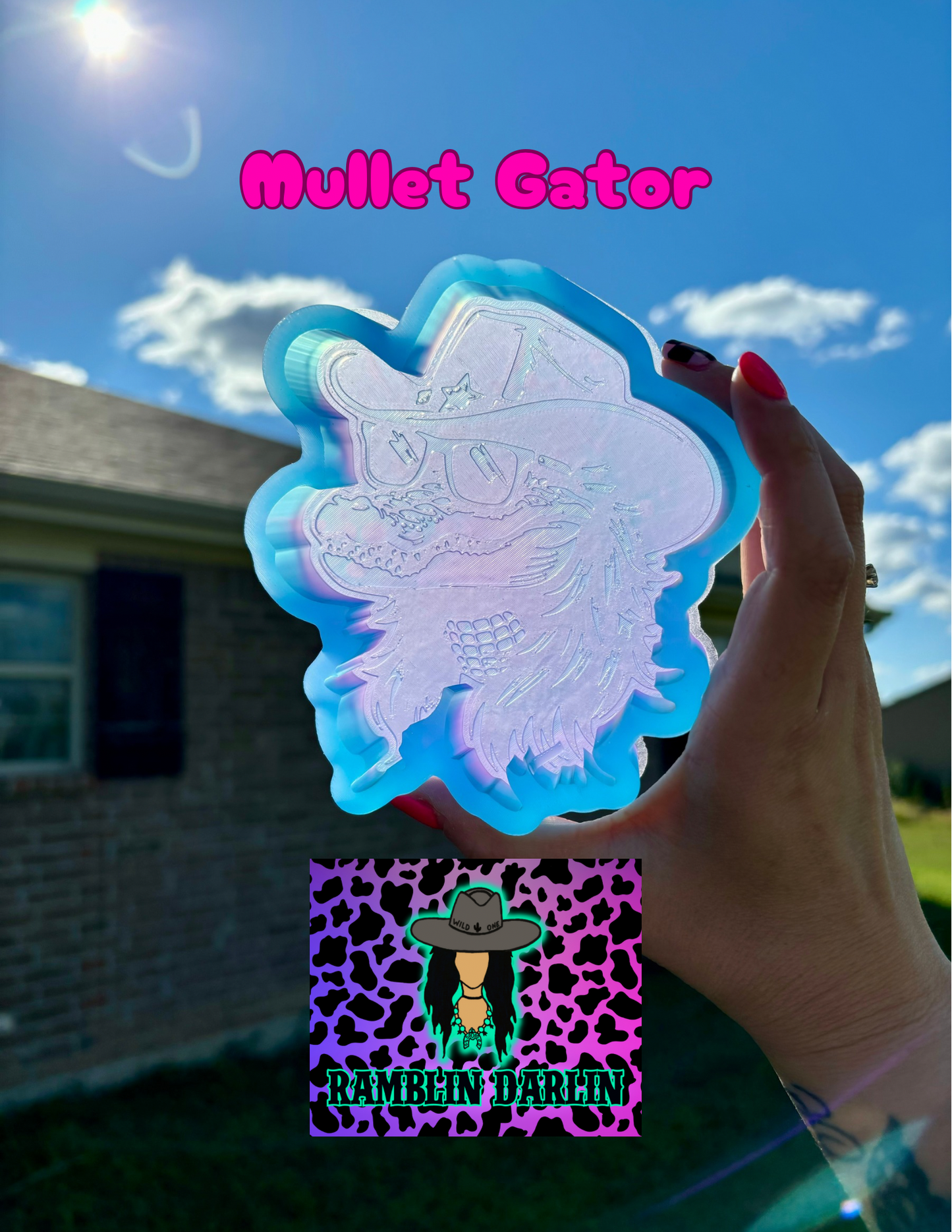 Mullet Gator Mold