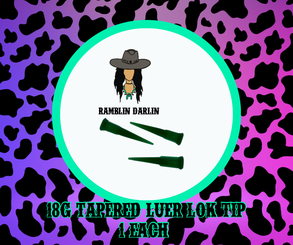 18g Tapered Luer Lok Plastic Needle