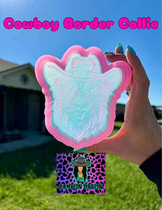 Cowboy Border Collie Mold