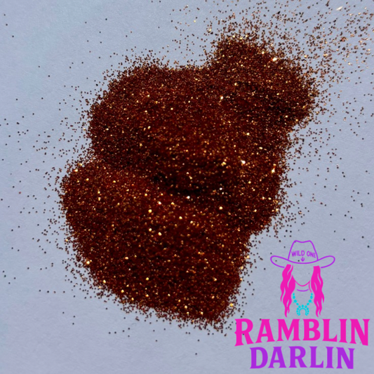 Pumpkin Spurs Fine Glitter
