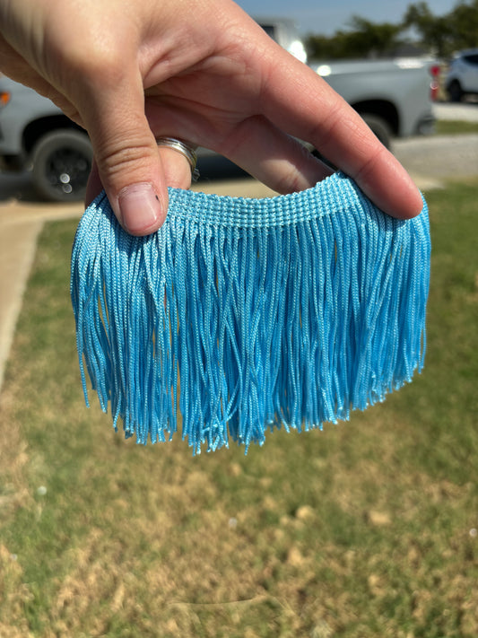 Light Blue 4” Fringe