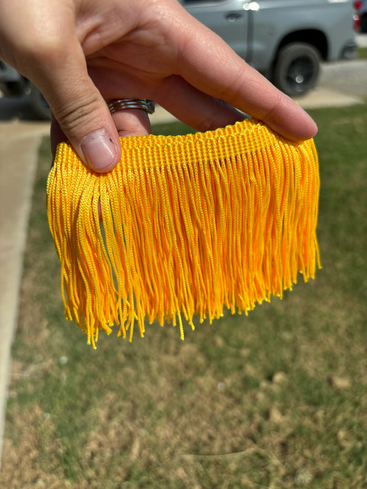 Yellow 4” Fringe