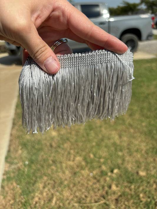 Light Gray 4” Fringe