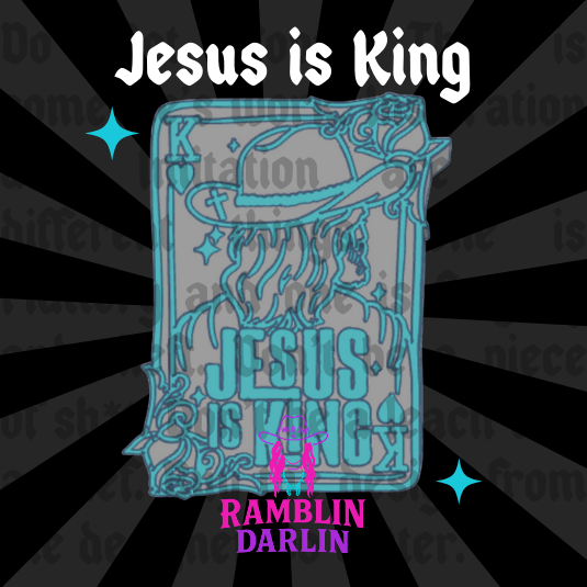 Jesus is King Mold