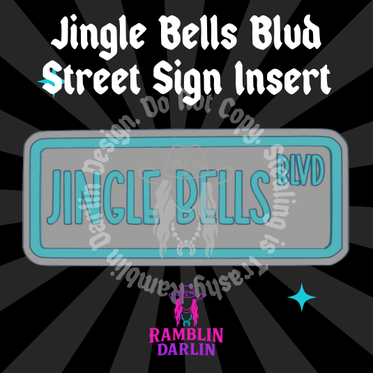 Street Sign Insert Mold