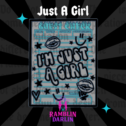 I'm Just a Girl Mold