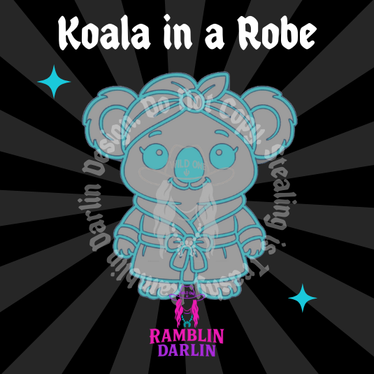 Koala in a Robe Mold