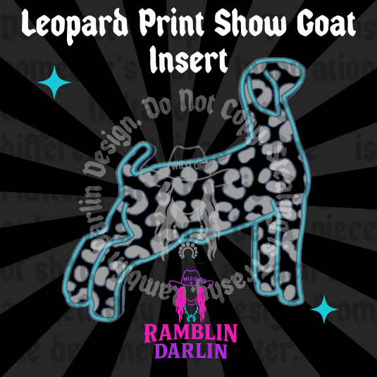 Show Goat Insert Mold