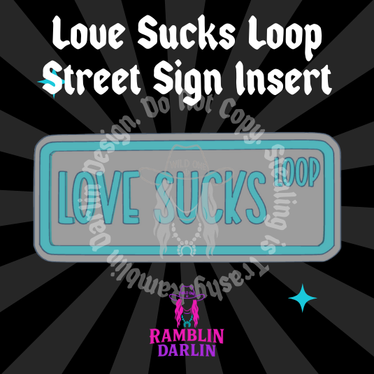 Street Sign Insert Mold