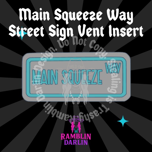 Street Sign Vent Insert Molds (2pk)