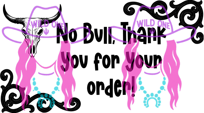 No Bull 2.25"x 1.25" Thermal Label (qty 100)