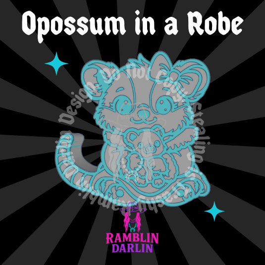 Opossum in a Robe Mold