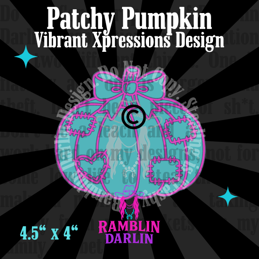 Patchy Pumpkin Mold©️
