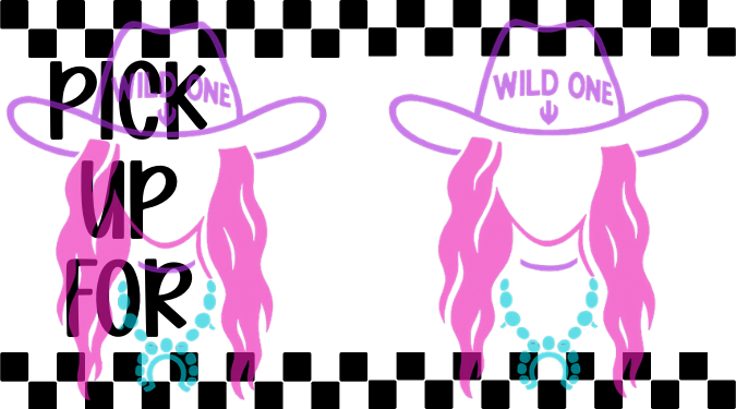 Pick Up For Checkered 2.25"x 1.25" Thermal Label (qty 100)