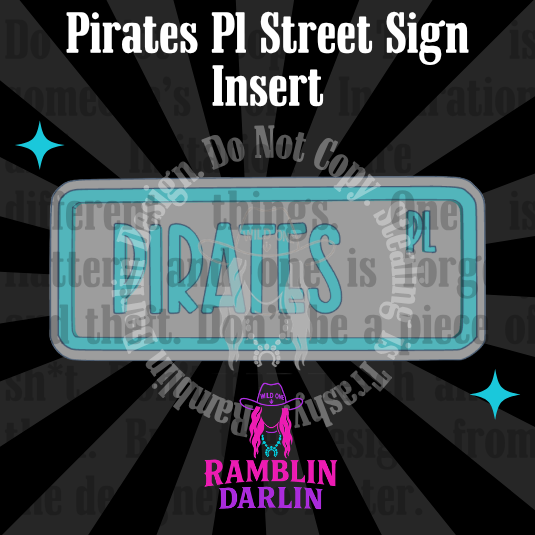 Street Sign Insert Mold