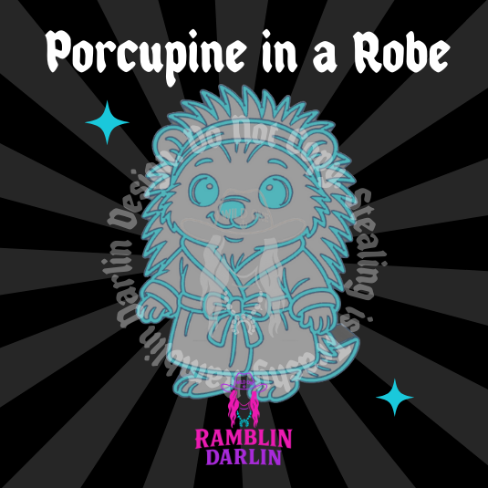 Porcupine in a Robe Mold